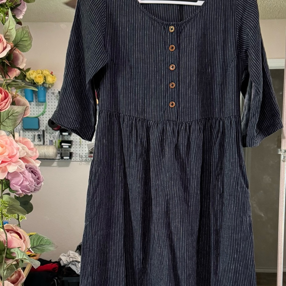 Pyne & Smith Midnight Blue Stripe